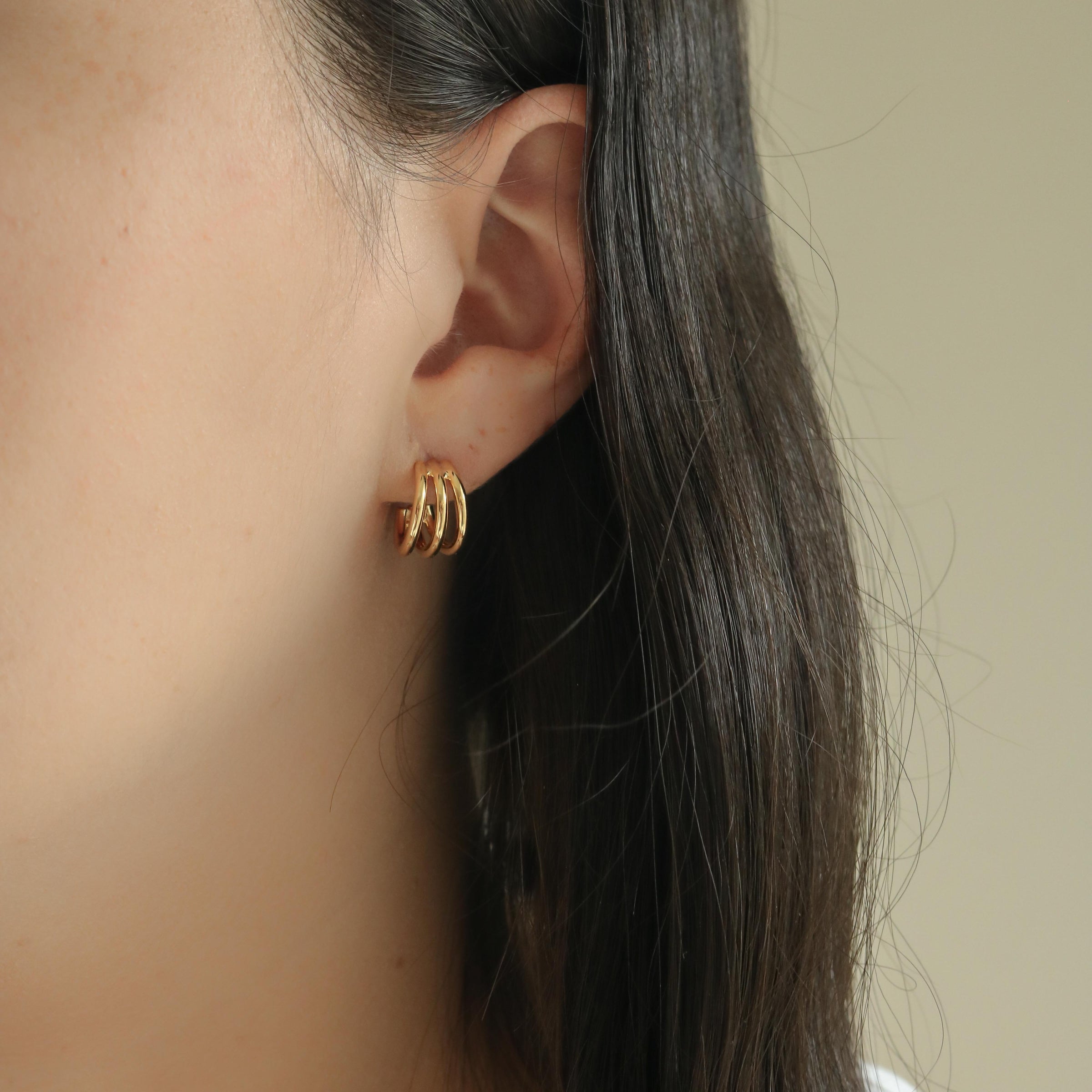 Black Axe Earrings -3D Double Sided Ear Studs Ring 26MM Screw Back Jewelry  1Pair | eBay